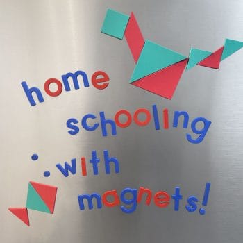 Home schooling with magnets!