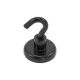 32mm White or Black Painted Neodymium Hook Magnet with M6 Hook - 36.4kg Pull