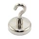 48mm dia Neodymium Clamping Magnet with M8 Hook or Eyebolt - 95kg Pull