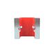 Red Alnico Horseshoe Magnet - 37kg Pull (70 x 41 x 57mm)