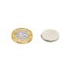 Adhesive 20mm dia x 1.5mm N42 Neodymium Magnet - 2kg Pull