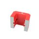 Red Alnico Horseshoe Magnet - 37kg Pull (70 x 41 x 57mm)