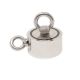 75mm dia x 25mm N42 Neodymium Pot Magnet with 2x M10 Eyebolts + 10 metre Rope - 200kg Pull