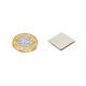 Adhesive 15 x 15 x 1mm thick N42 Neodymium Magnet - 0.95kg Pull