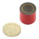 20.5mm dia x 19mm thick Alnico 5 Deep Pot Magnet c/w M6 threaded hole - 4kg Pull