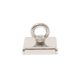 75 x 55 x 20mm N42 Neodymium Pot Magnet with M10 Eyebolt - 110kg Pull