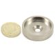 35mm dia Mild Steel Keeper Cup for Pot & Countersunk Magnets - Full Lip