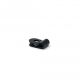 18mm dia x 6mm high Rubber Coated Cable Holding Magnet With 3.1mm Cable Clip - 1.6kg Pull