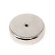 75mm dia x 18mm thick N42 Neodymium Pot Magnet with M8 Internal Thread - 200kg Pull