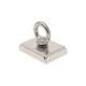 75 x 55 x 20mm N42 Neodymium Pot Magnet with M10 Eyebolt - 110kg Pull