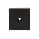 50 x 50 x 25mm thick Rubber Coated N42 Neodymium Magnet with 8.2mm dia c/sunk hole - 84kg Pull (North/South)