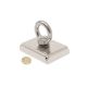 75 x 55 x 20mm N42 Neodymium Pot Magnet with M10 Eyebolt - 110kg Pull