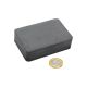 75 x 50 x 20mm thick Y30BH Ferrite Magnet - 5kg Pull