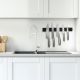 Magnetic Knife Rack - Black Rubber