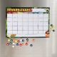 MagFlex® A3 Magnetic Jungle Reward Chart with Colourful Star Magnets - Flexible Magnetic Sheet