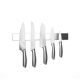 Magnetic Knife Rack - Silver Stainless Steel