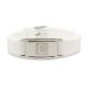 Magnets4 - Unisex Rare Earth Magnetic Sports Bracelet - White