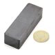 60 x 20 x 15mm thick Y30BH Ferrite Magnet - 4.8kg Pull