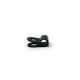 18mm dia x 6mm high Rubber Coated Cable Holding Magnet With 4.7mm Cable Clip - 1.6kg Pull