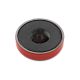 46mm dia x 11mm thick Ferrite Limpet Pot Magnet c/w M6 threaded hole - 14kg Pull