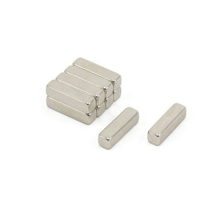 15 x 4 x 4mm thick N42 Neodymium Magnet - 2.2kg Pull