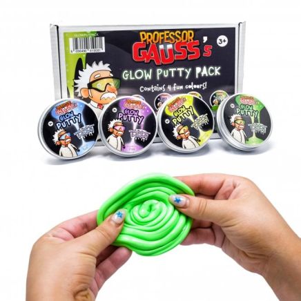 Professor Gauss™ Glow In The Dark Putty Pack