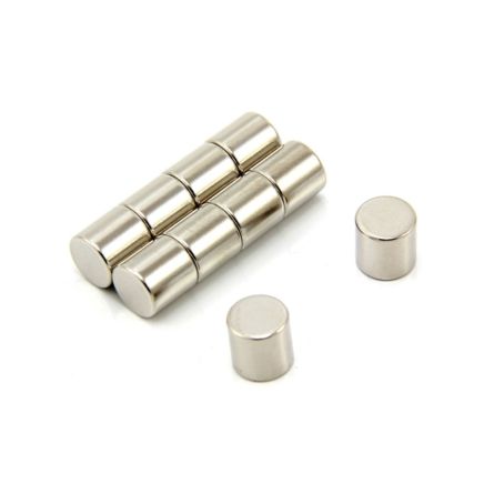 10mm dia x 10mm thick N42 Neodymium Magnet - 3.9kg Pull