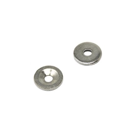 15mm dia x 2mm thick x 4.2mm c/sink Nickel Plated Mild Steel Disc