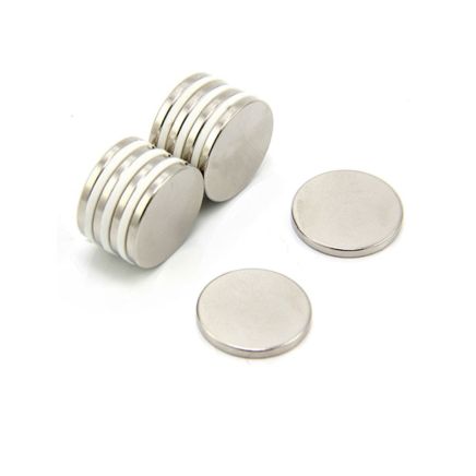 19.05mm dia x 0.79mm thick N42 Neodymium Magnet - 0.86kg Pull - Licensed Material