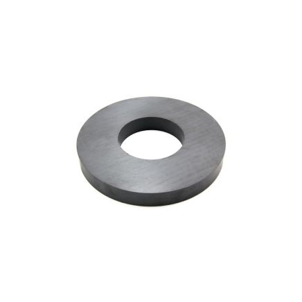 190mm O.D x 85mm I.D x 23mm thick Y30BH Ferrite Ring Magnet 16kg Pull