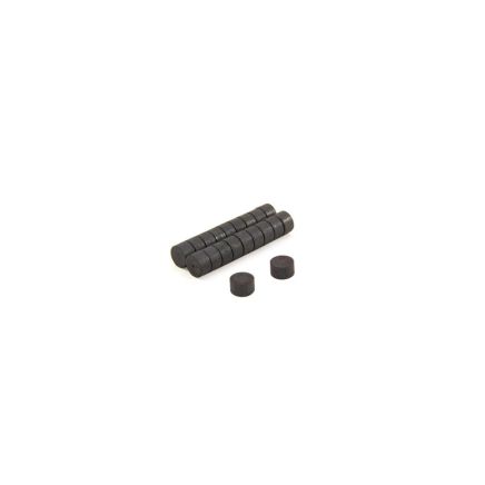 8mm dia x 4mm thick Y10 Ferrite Magnets - 0.48kg Pull