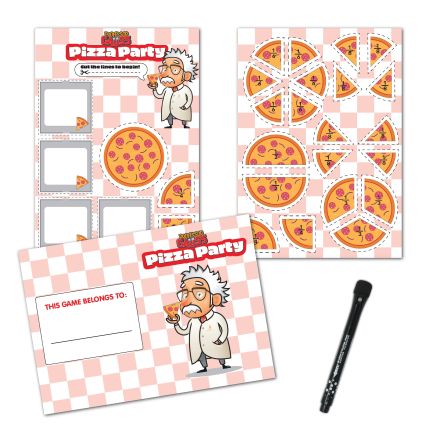 Professor Gauss™ Key Stage 1 Printed Magnet Game - Pizza Fractions