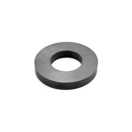 102mm O.D x 51mm I.D x 15mm thick Y30BH Ferrite Ring Magnet - 9kg Pull