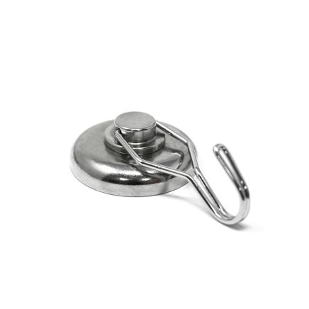 42mm dia Neodymium Pot Magnet with Swivel Hook