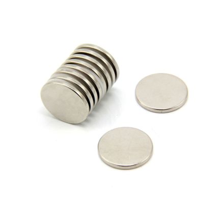 20mm dia x 2mm thick N42 Neodymium Magnet - 2.6kg Pull