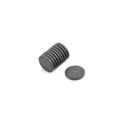 20mm x 3mm thick Y10 Ferrite Magnet - 0.6kg Pull