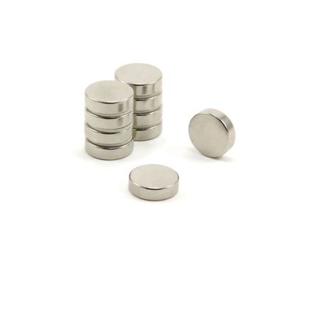 14mm dia x 4mm thick N42 Neodymium Magnet - 3.4kg Pull