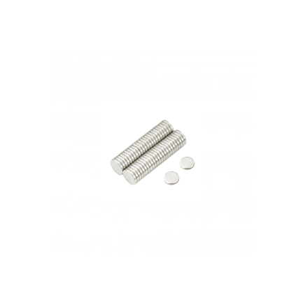 3mm dia x 0.5mm thick N42 Neodymium Magnet - 0.08kg Pull