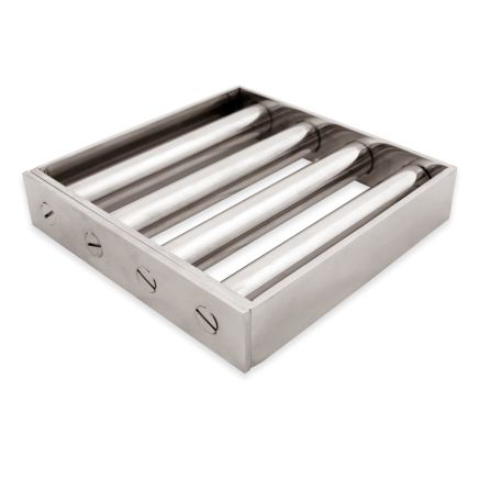 Food Industry Grade Easy Clean Stainless Steel Magnetic Separator Grid - 10,000 Gauss (Size Options Available)