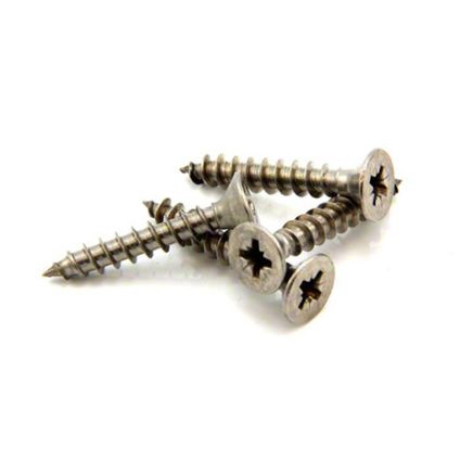 10mm dia head x 4.8mm dia thread x 32mm long Stainless Steel Screws