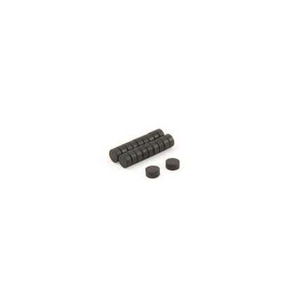 6mm dia x 3mm thick Y10 Ferrite Magnets - 0.063kg Pull