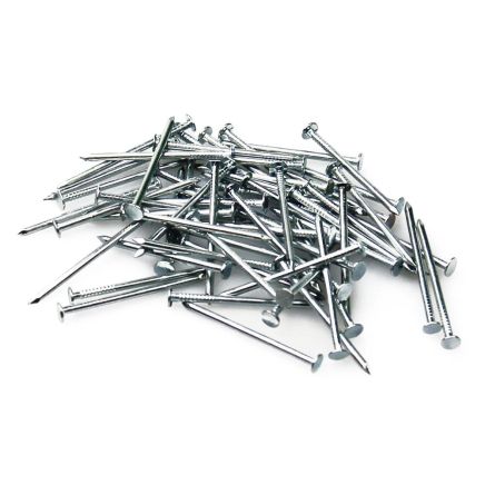 SCREWD 30mm Zinc-Plated Flat Head Nails (3 Packs of 60)