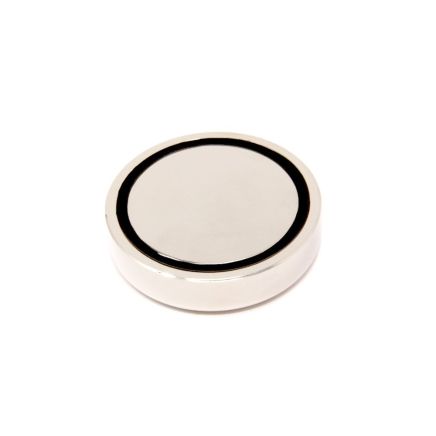 75mm dia x 15mm thick N42 Neodymium Glue In Pot Magnet - 178kg Pull