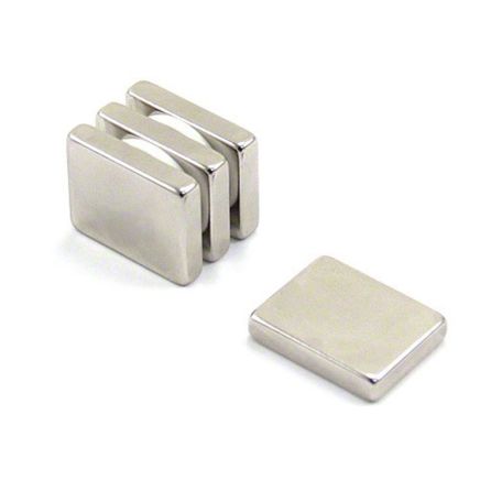 25 x 20 x 5mm thick N42 Neodymium Magnet - 9.9kg Pull