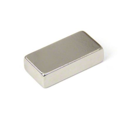 40 x 20 x 10mm thick N42 Neodymium Magnet - 21.7kg Pull