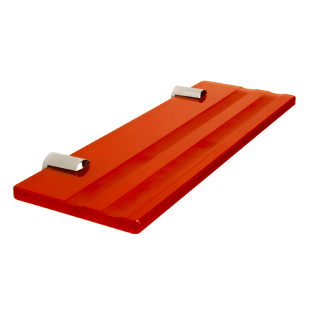 300mm x 100mm Coloured Glass Accessory Holders for Glass Wipe Boards