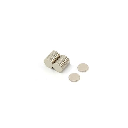 6mm dia x 1mm thick N35 Neodymium Magnet - 0.33kg Pull