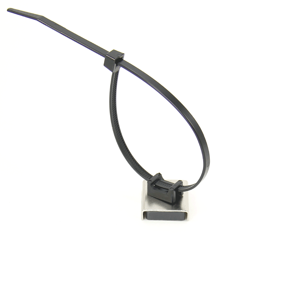 Magnetic Cable Tie Mount  26 x 23 x 6.3mm thick 6.1kg Pull