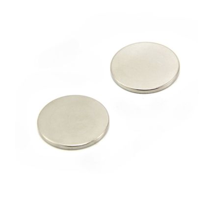 25mm dia x 2mm thick N42 Neodymium Magnet - 3.5kg Pull