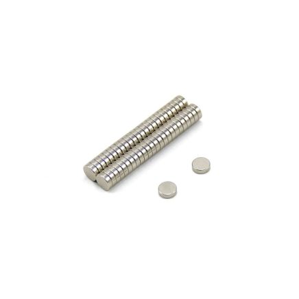 5mm dia x 1.5mm thick N42 Neodymium Magnet - 0.46kg Pull